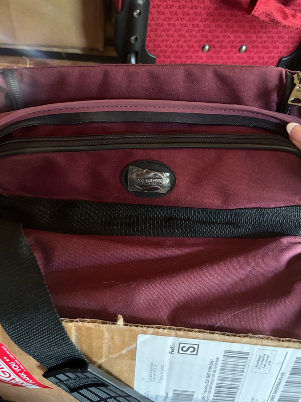 American Tourister carry-on tote luggage bag. Never Used